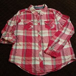 Arizona Jeans snap down